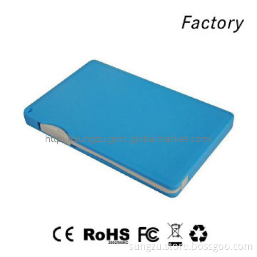 Only 8mm ultra thin mobile power bank for motorola G